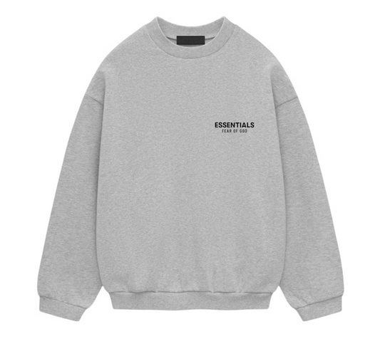 Fear of God Essentials Fleece Crewneck Light Heather Gray