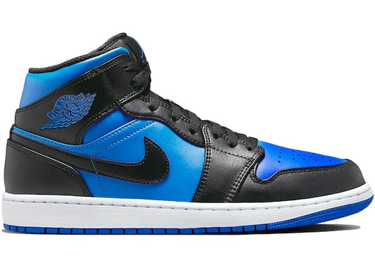 Jordan 1 Mid Black Royal Blue