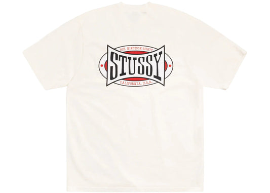 Stussy Champion Oval Pigment Dyed Tee Natural