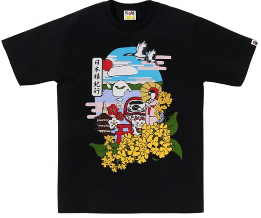 BAPE Japan Culture Spring Ape Head Tee Black