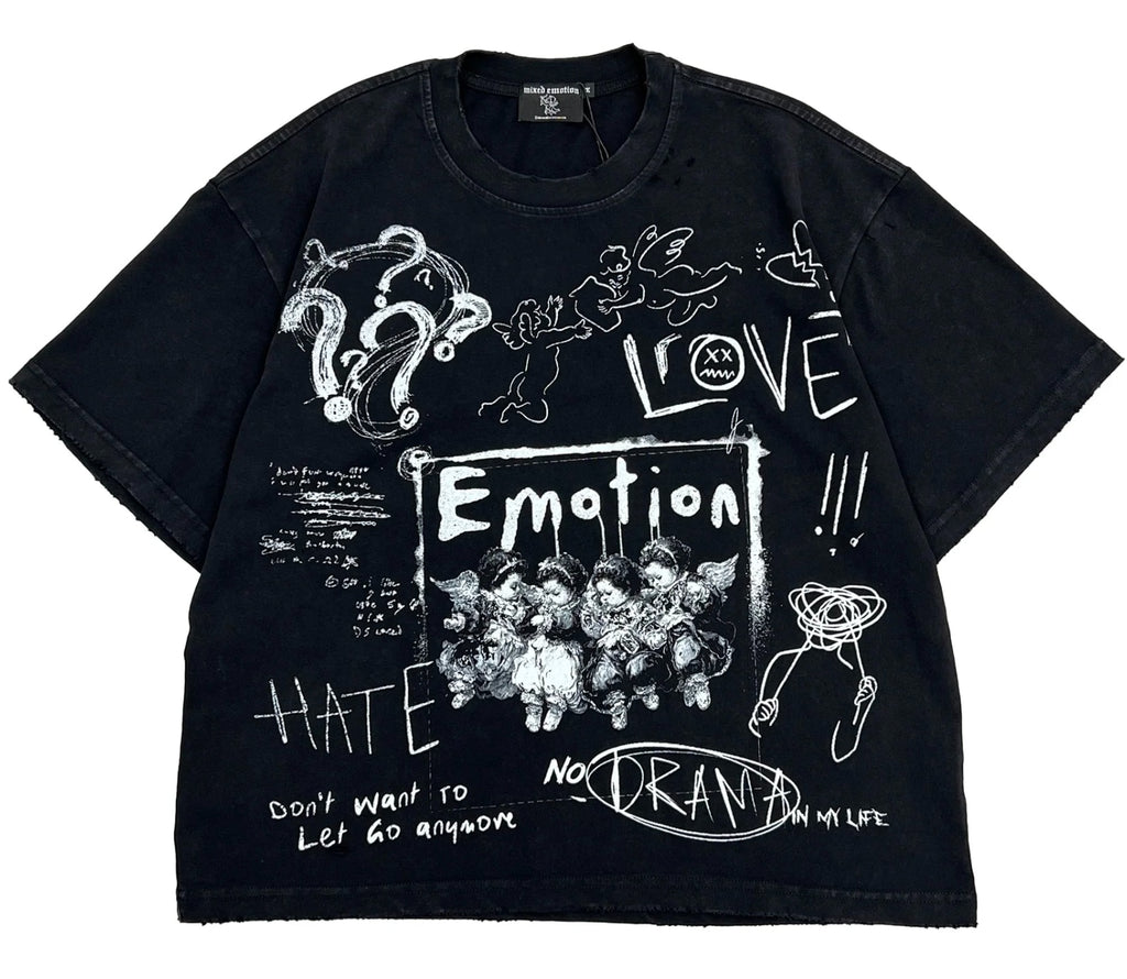 Mixed Emotions Chaos Tee Black