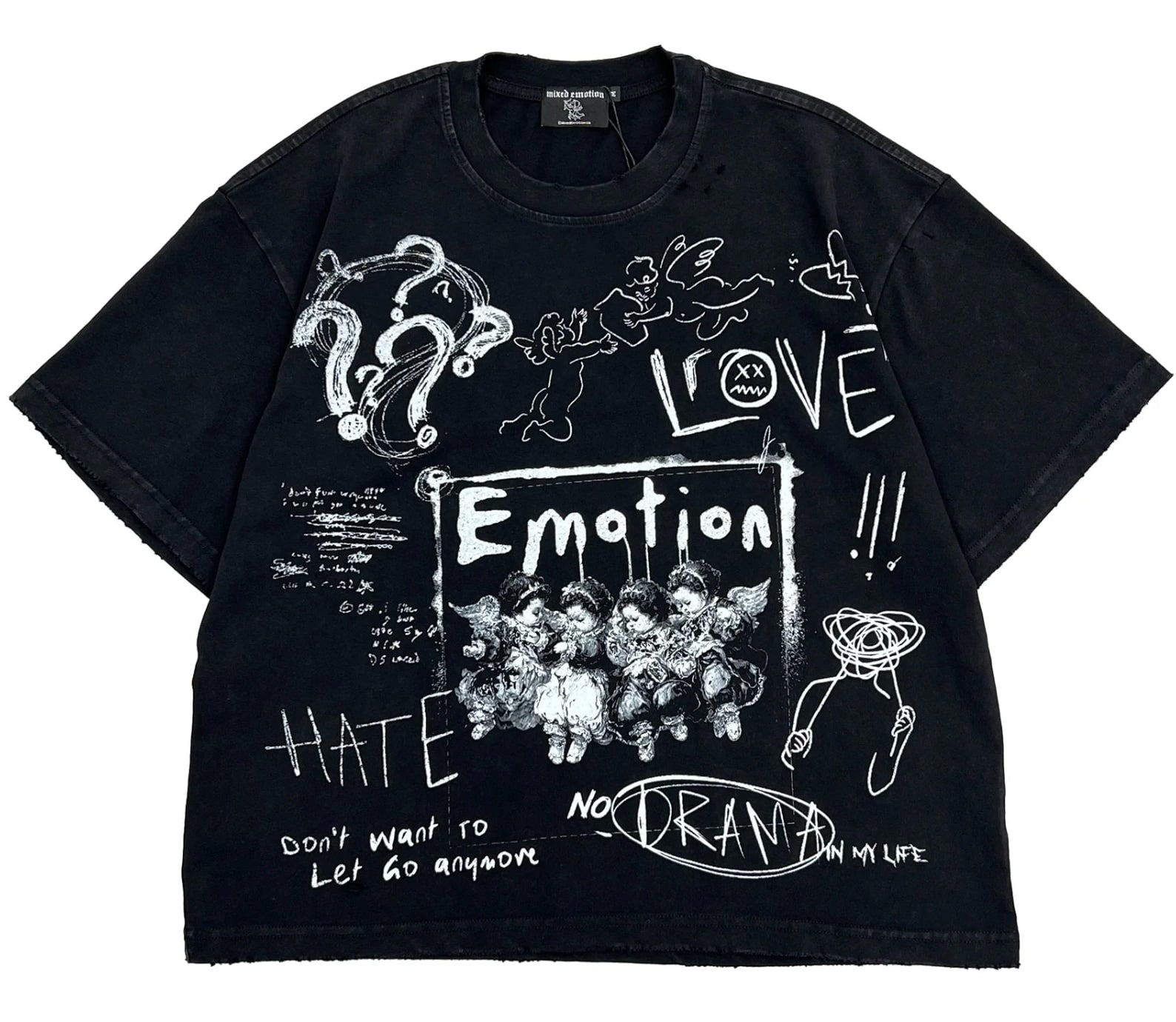 Mixed Emotions Chaos Tee Black