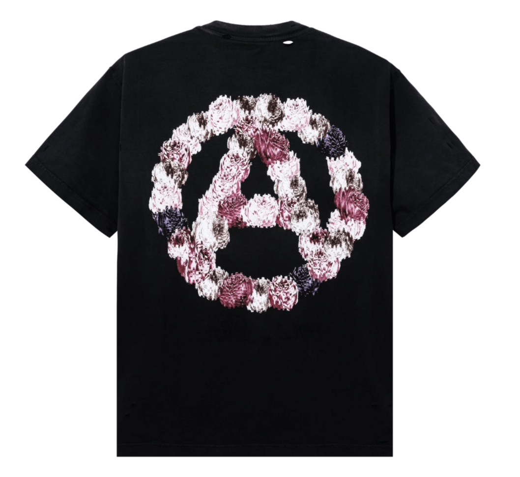 Revenge Kosuke Kawamura Flower Anarchy Treated T-Shirt
