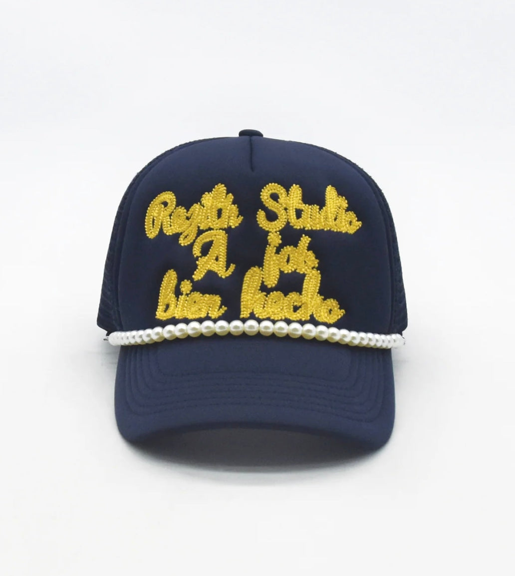 Rezith  Chainstitch Pearl Cap