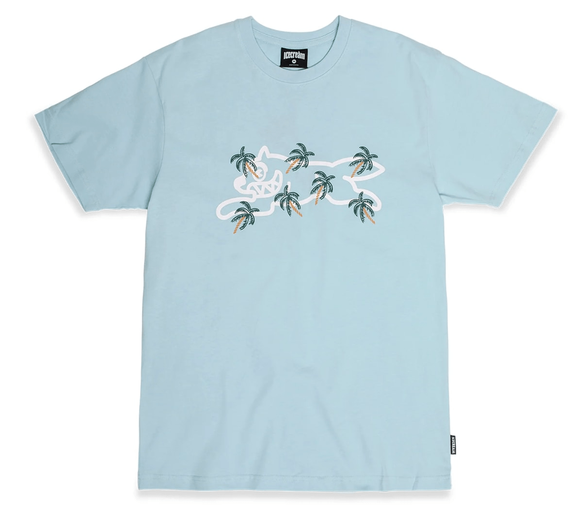 Icecream Mens Palm SS Tee Cool Blue