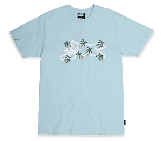 Icecream Mens Palm SS Tee Cool Blue
