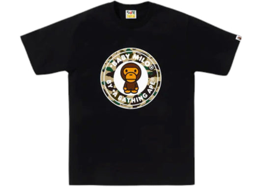 BAPE 1st Camo Milo Busy Works Tee (SS25) Black/Yellow