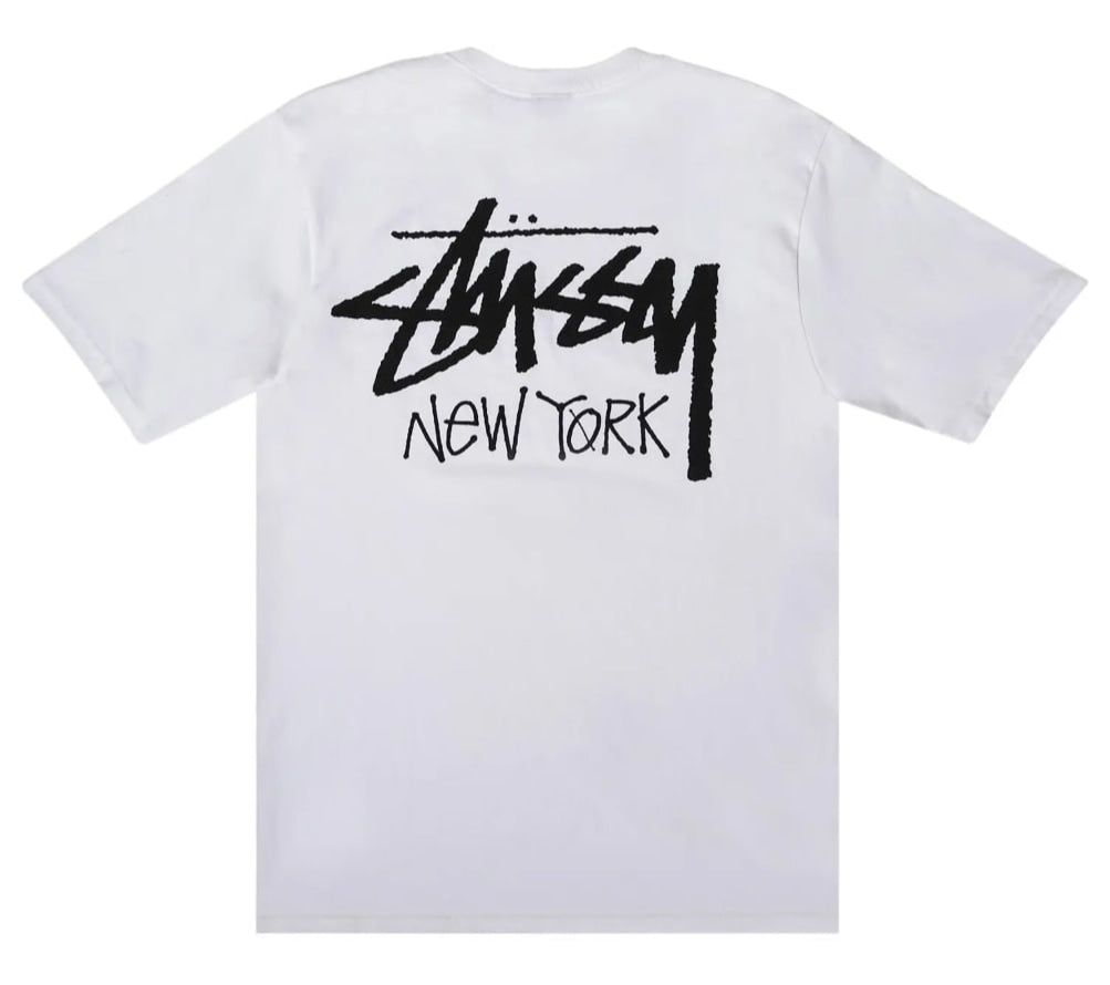 Stussy Stock New York Tee White