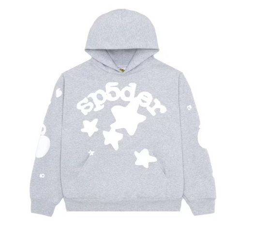 Sp5der Beluga Hoodie Heather Grey