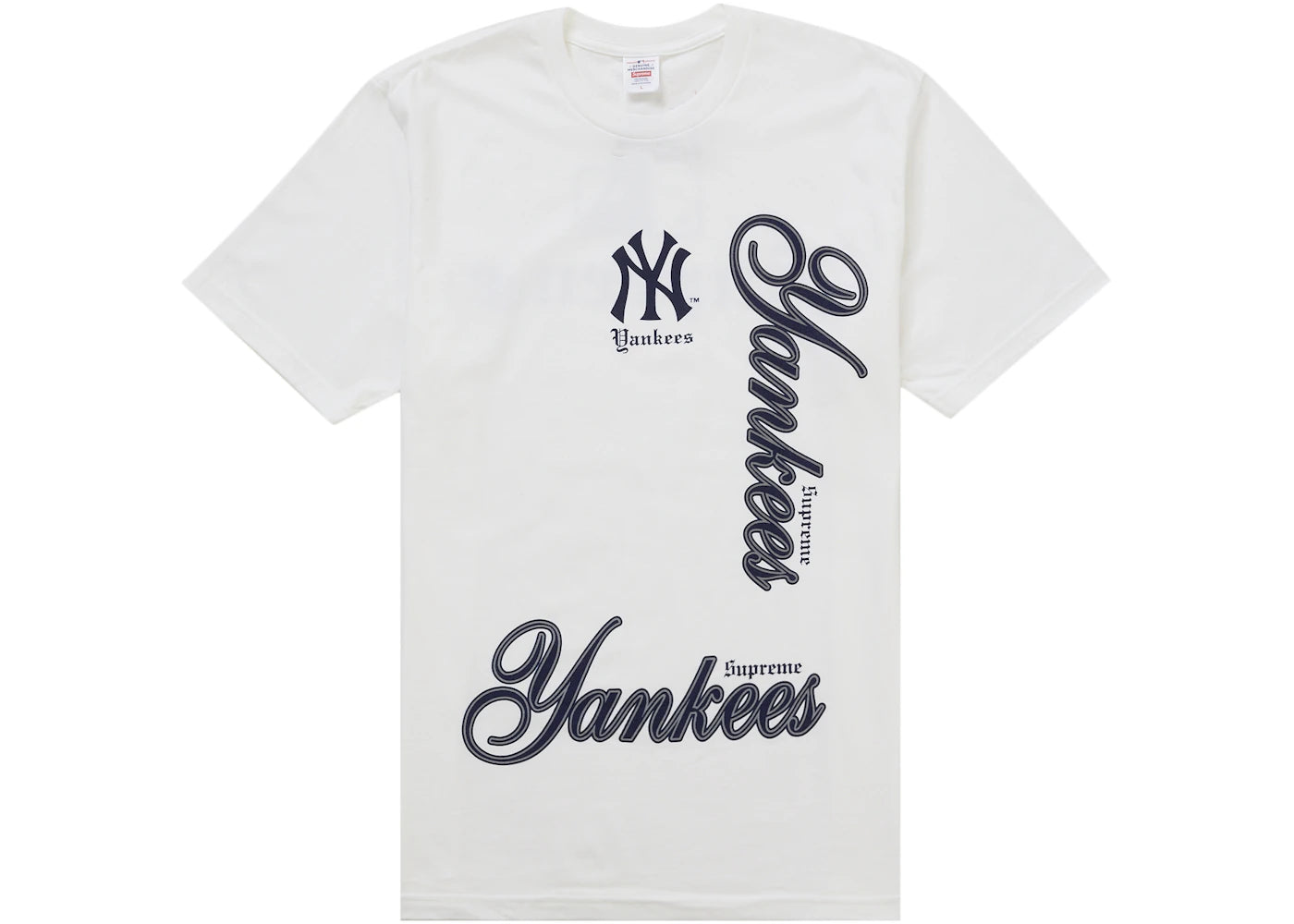 Supreme MLB Teams NY Tee White