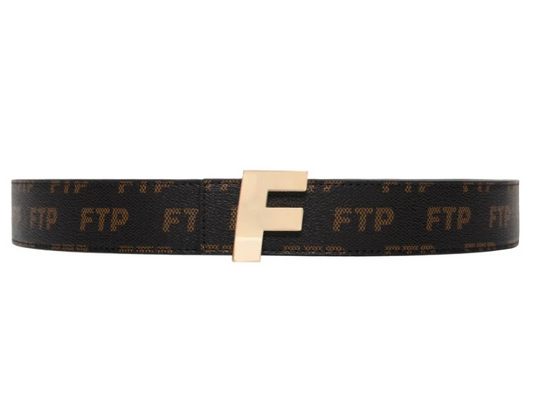 FTP Logo Repete Belt Brown