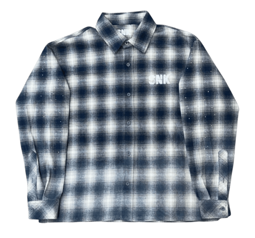 SNK Bedazzled Flannel Blue