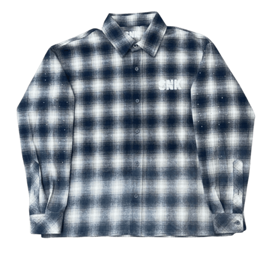 SNK Bedazzled Flannel Blue