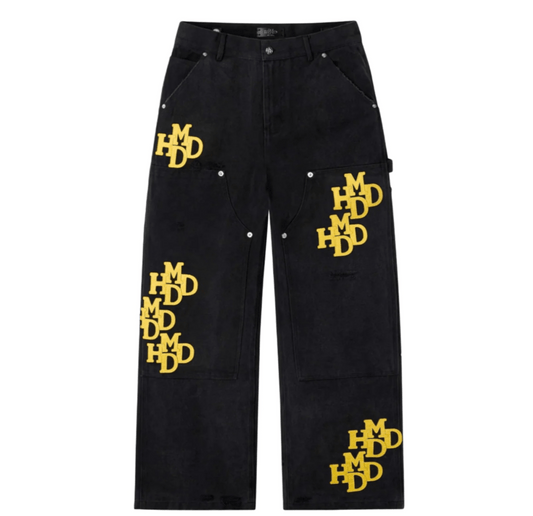 HMDD Yellow Patch Pants