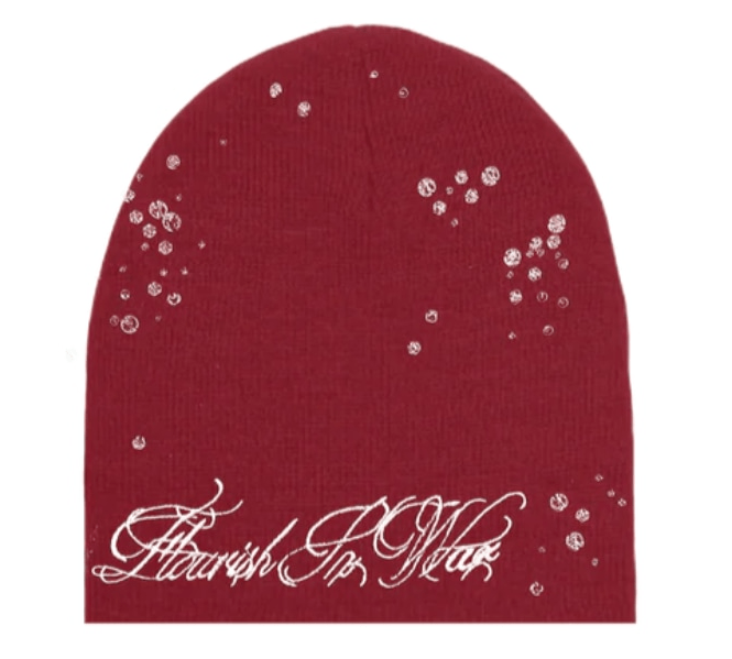Flowar Raindrop Beanie Wine