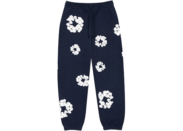 Denim Tears The Cotton Wreath Sweatpants Navy