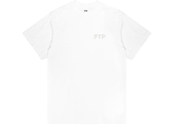 FTP Rhinestone Logo Tee White