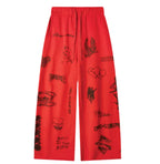 VAGUE STUDIOS SKIN DEEP SWEATPANTS RED