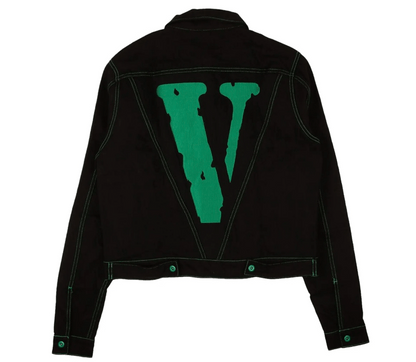 Vlone Friends Denim Jacket Black/Green