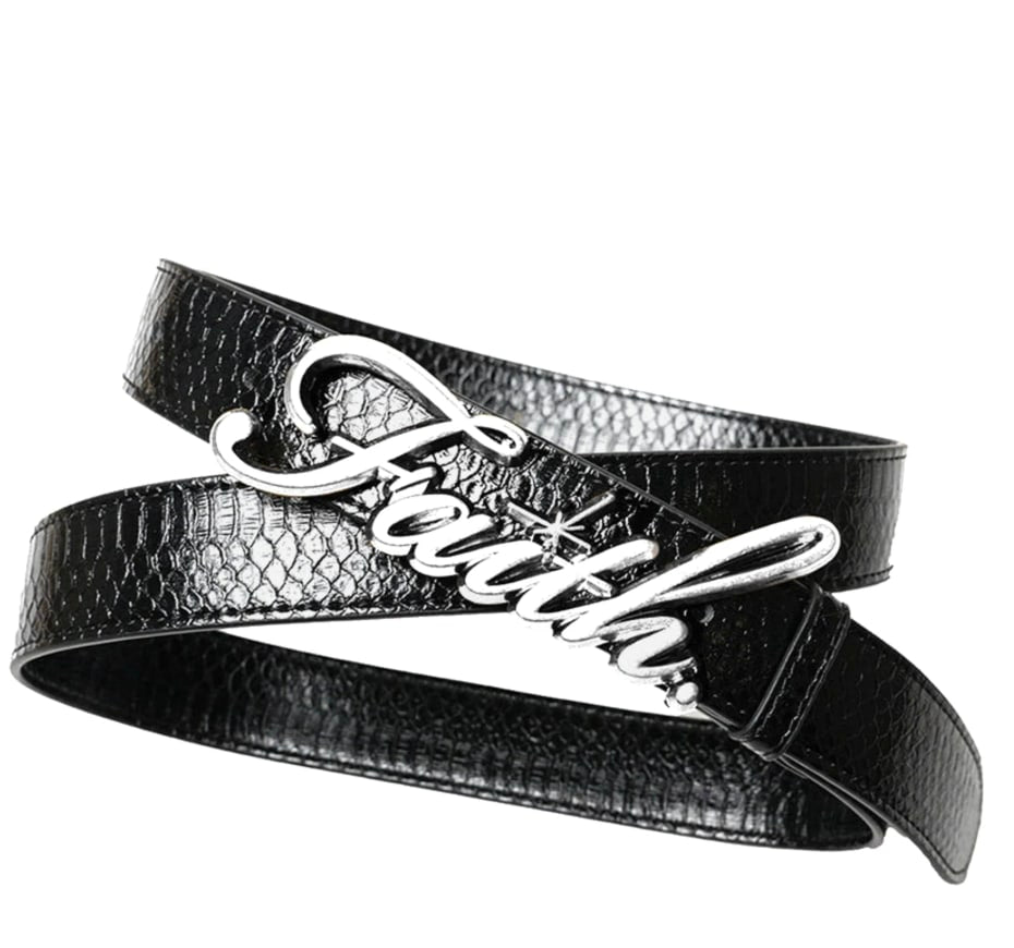 Faith By Luis Chrome Faith Belt