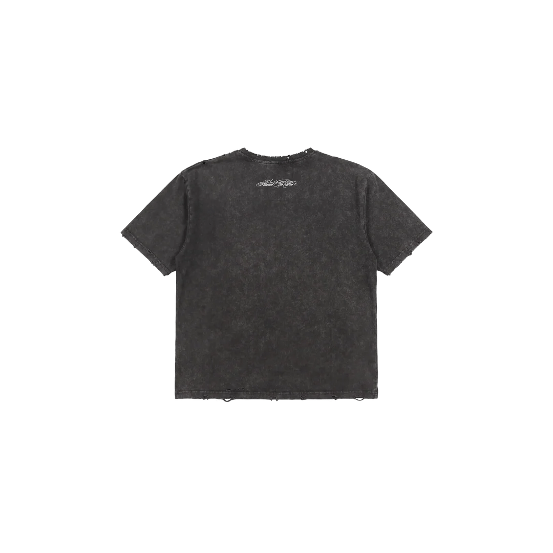 FLOWAR TEE (CHARCOAL)
