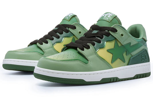 A Bathing Ape Bape SK8 Sta Green Gradation