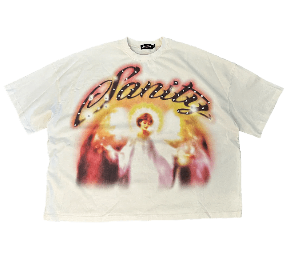 Sanity 4eva Guardian Angel Tee Cream