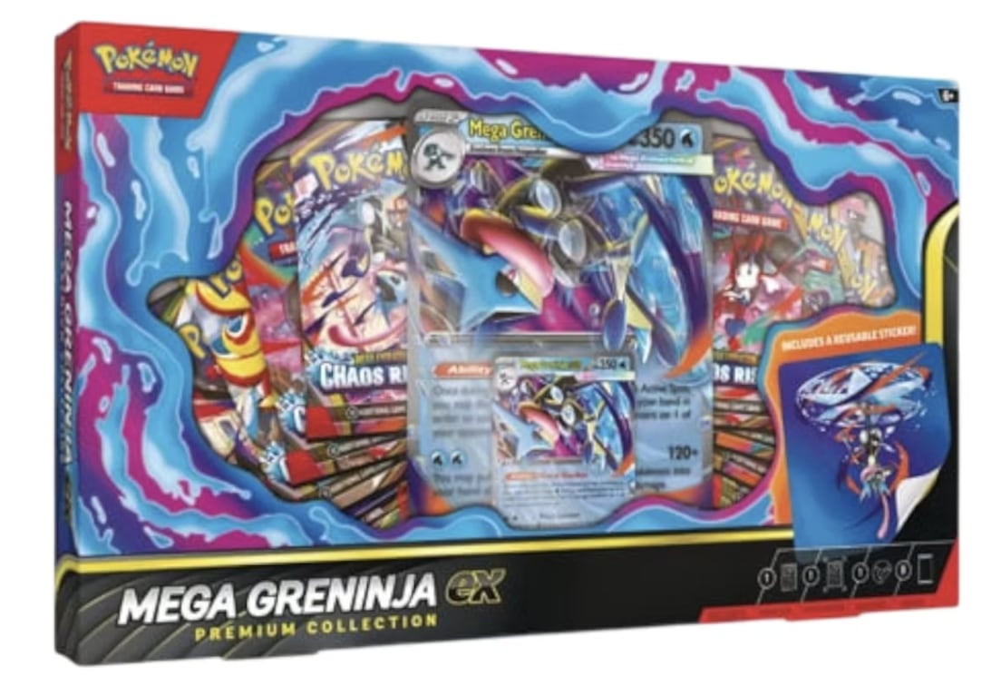 2026 Pokémon Mega Evolution Mega Greninja Ex Premium Collection