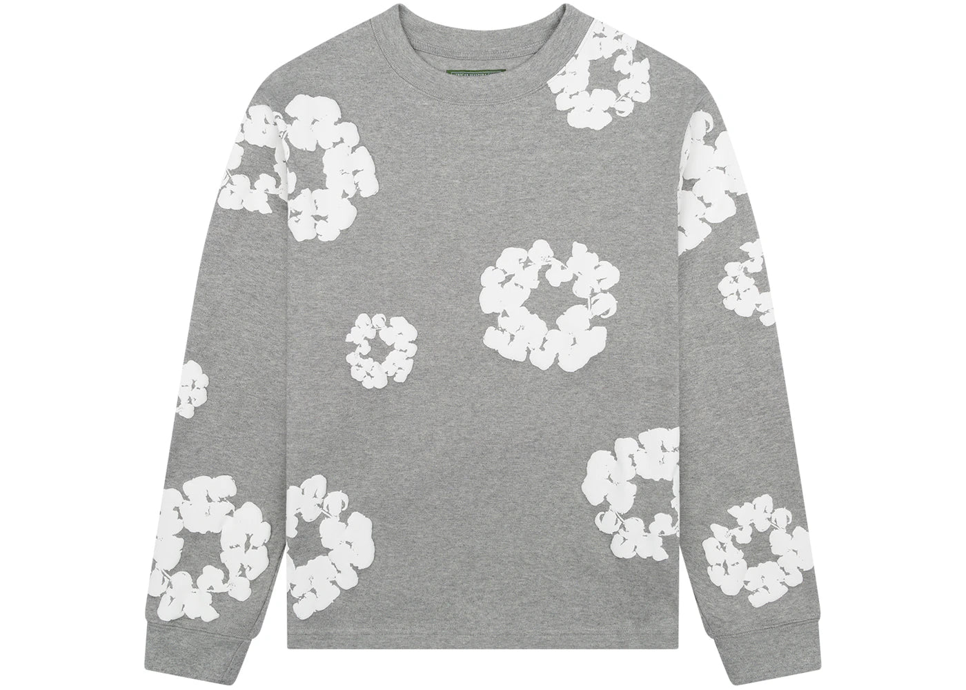 Denim Tears Cotton Wreath Long Sleeve Grey
