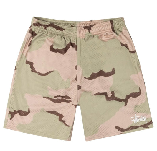 Stussy Basic Mesh Short Sand Camo
