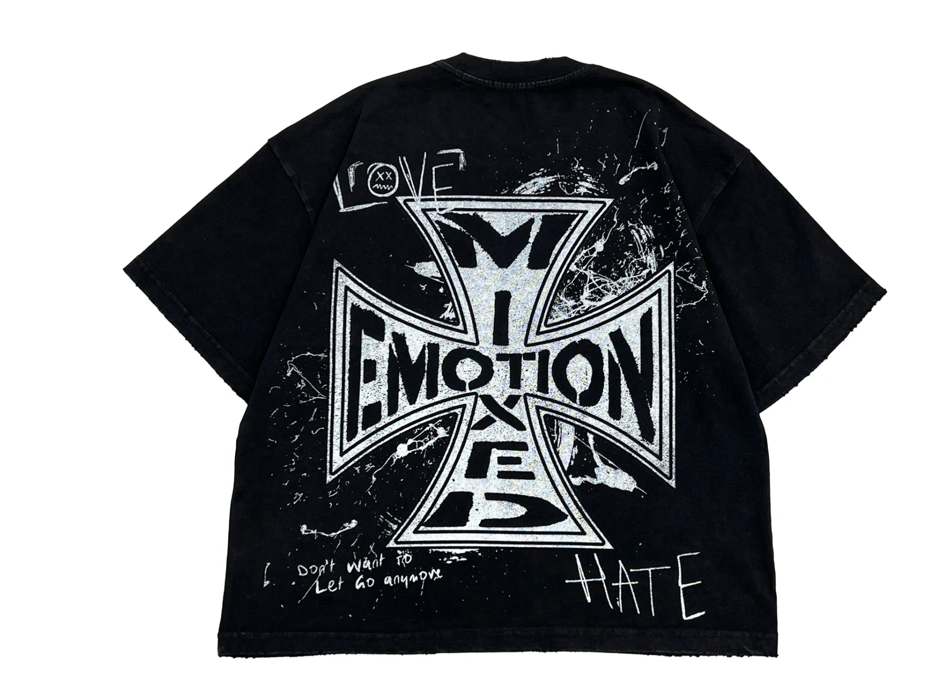 Mixed Emotions Chaos Tee Black