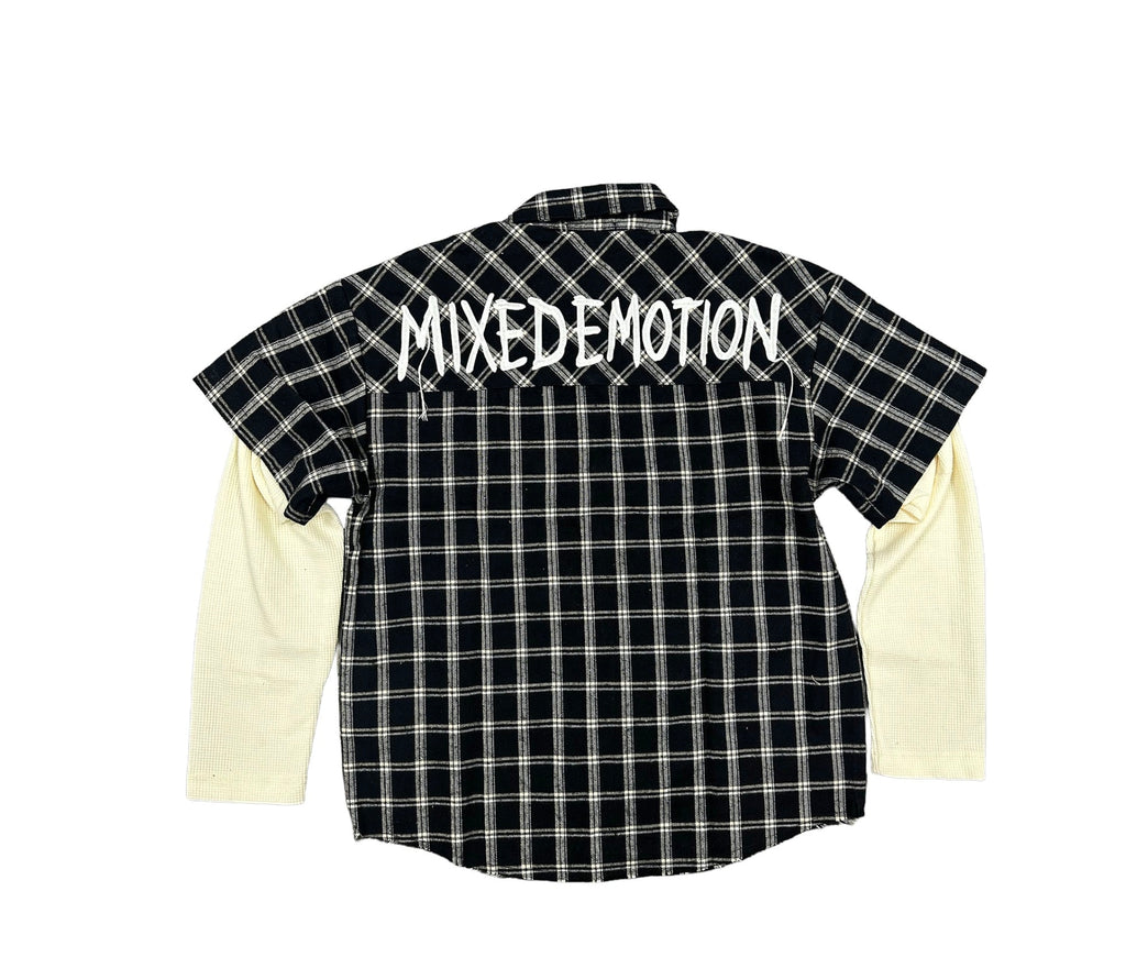 Mixed Emotions Dreams Flannel Black