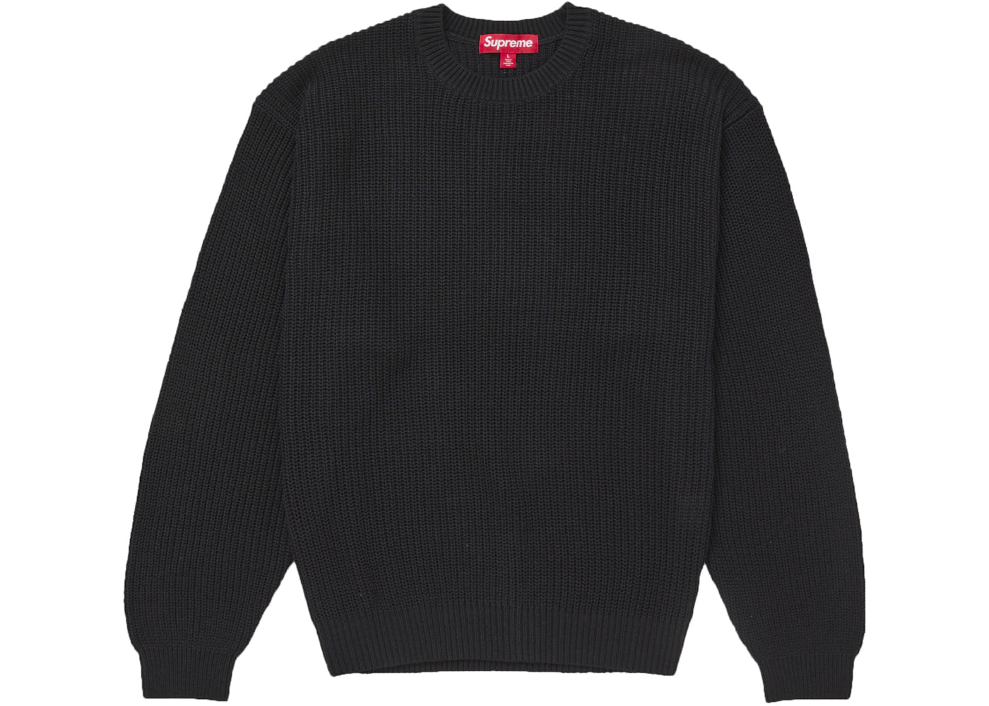 Supreme Old English Printed Sweater Black