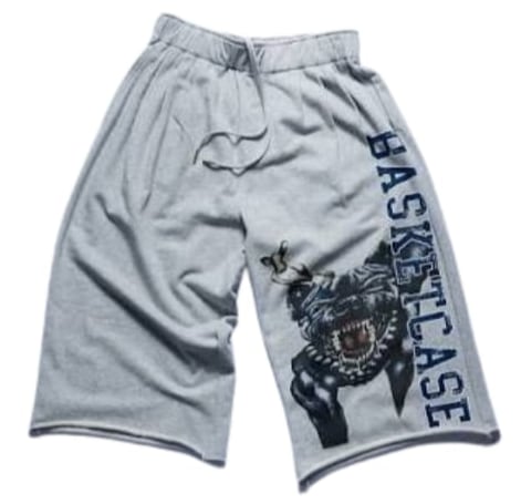 Basketcase Bulldog Sweat Short Grey