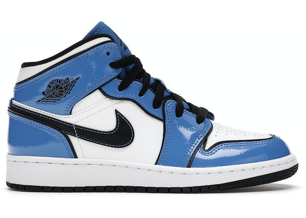 Jordan 1 Mid Signal Blue (GS)