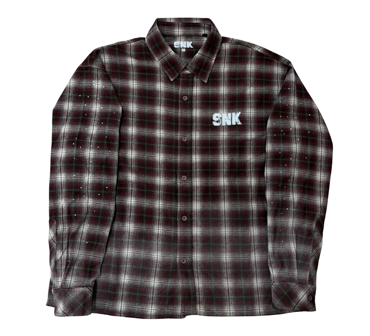 SNK Bedazzled Flannel Red
