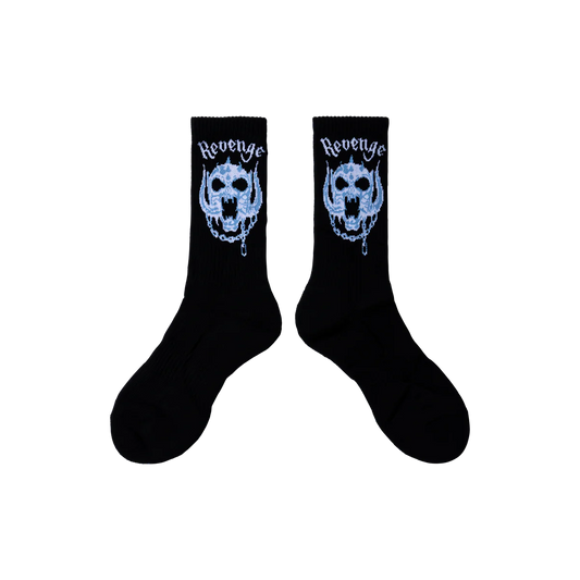 Revenge War Pig Socks Black