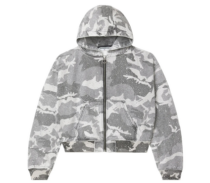 Vale Forever Winter Crystal Camo Work Jacket Washed/White/Camo