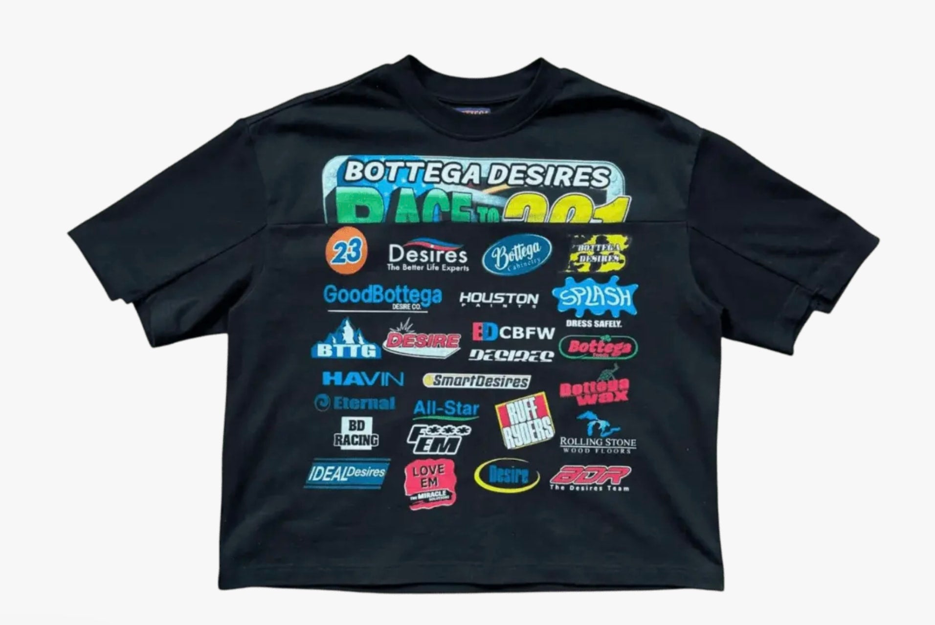Bottega Desires Race to Desires T-Shirt Black