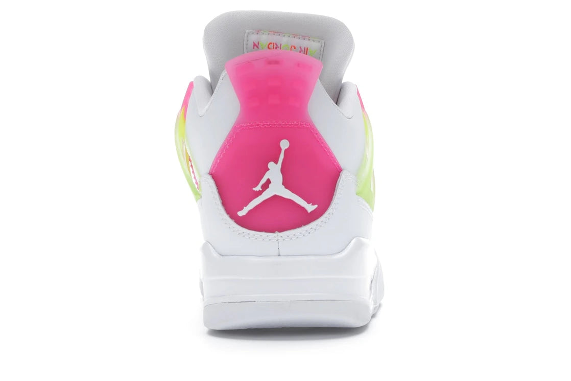 Jordan 4 Retro White Lemon Pink (GS)