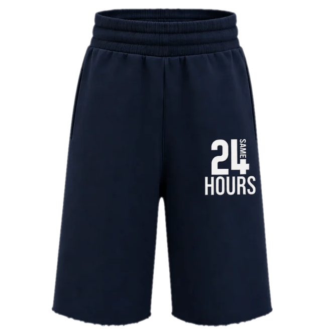 Same 24HRS Sweat Shorts Navy