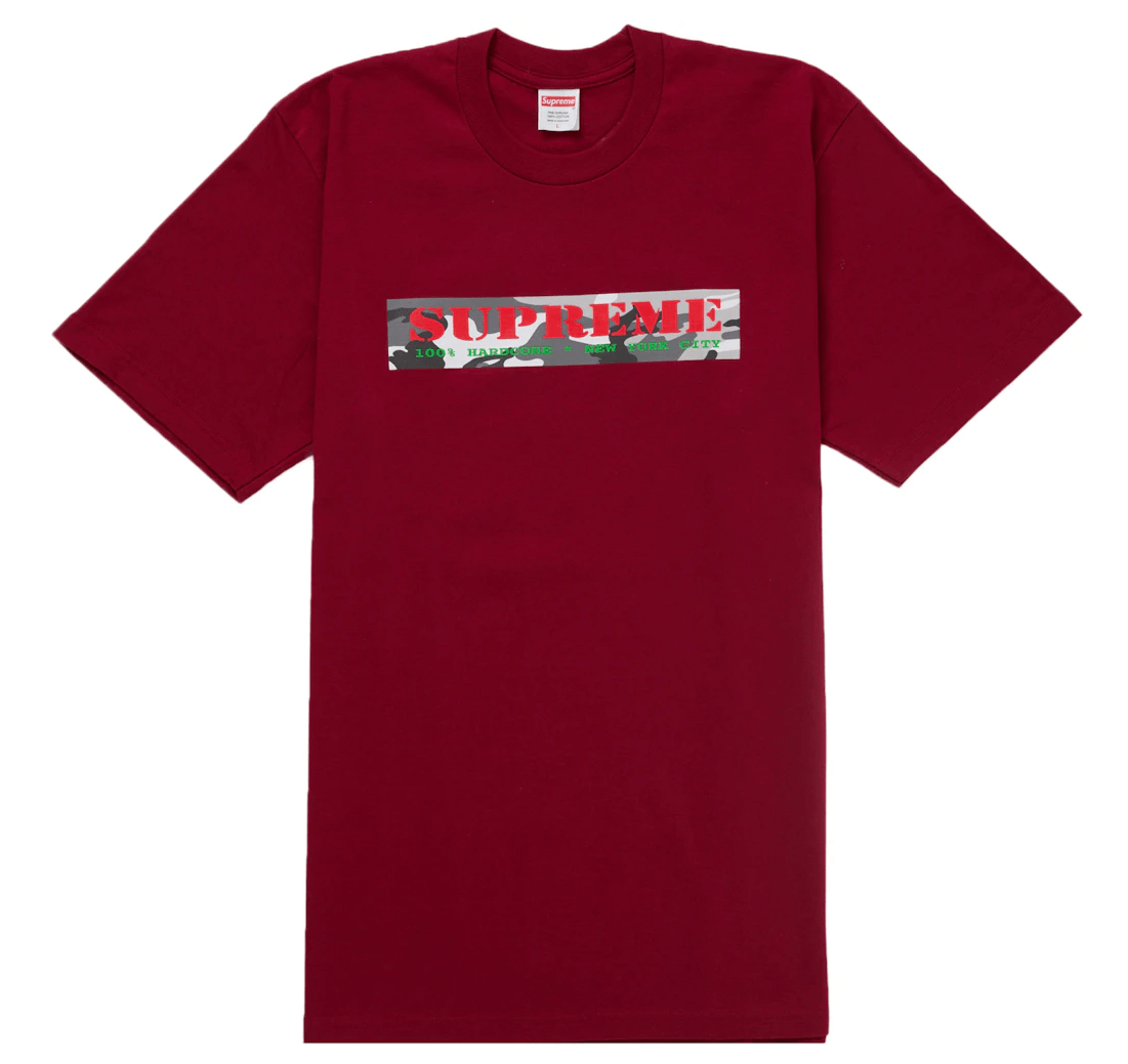 Supreme Hardcore Tee Cardinal