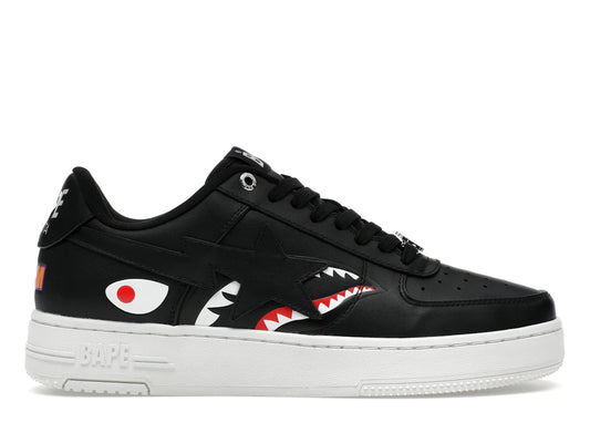 A Bathing Ape Bape Sta Low Shark Pack Black