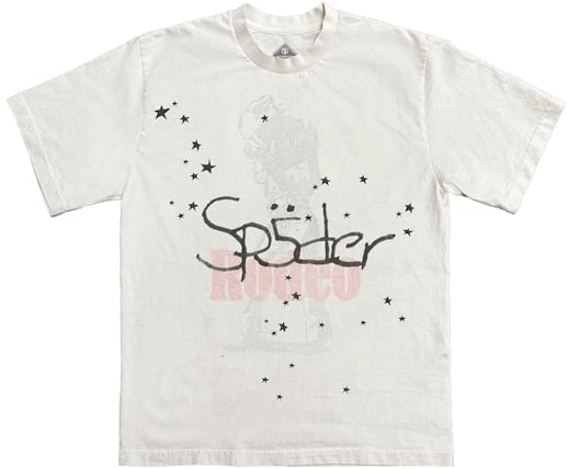 Travis Scott Cactus Jack x Sp5der Days Before Rodeo II Tee White