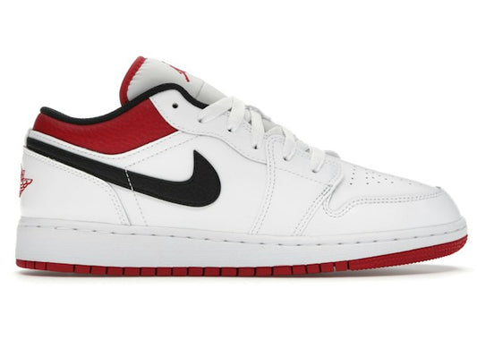 Jordan 1 Low White Gym Red (GS)