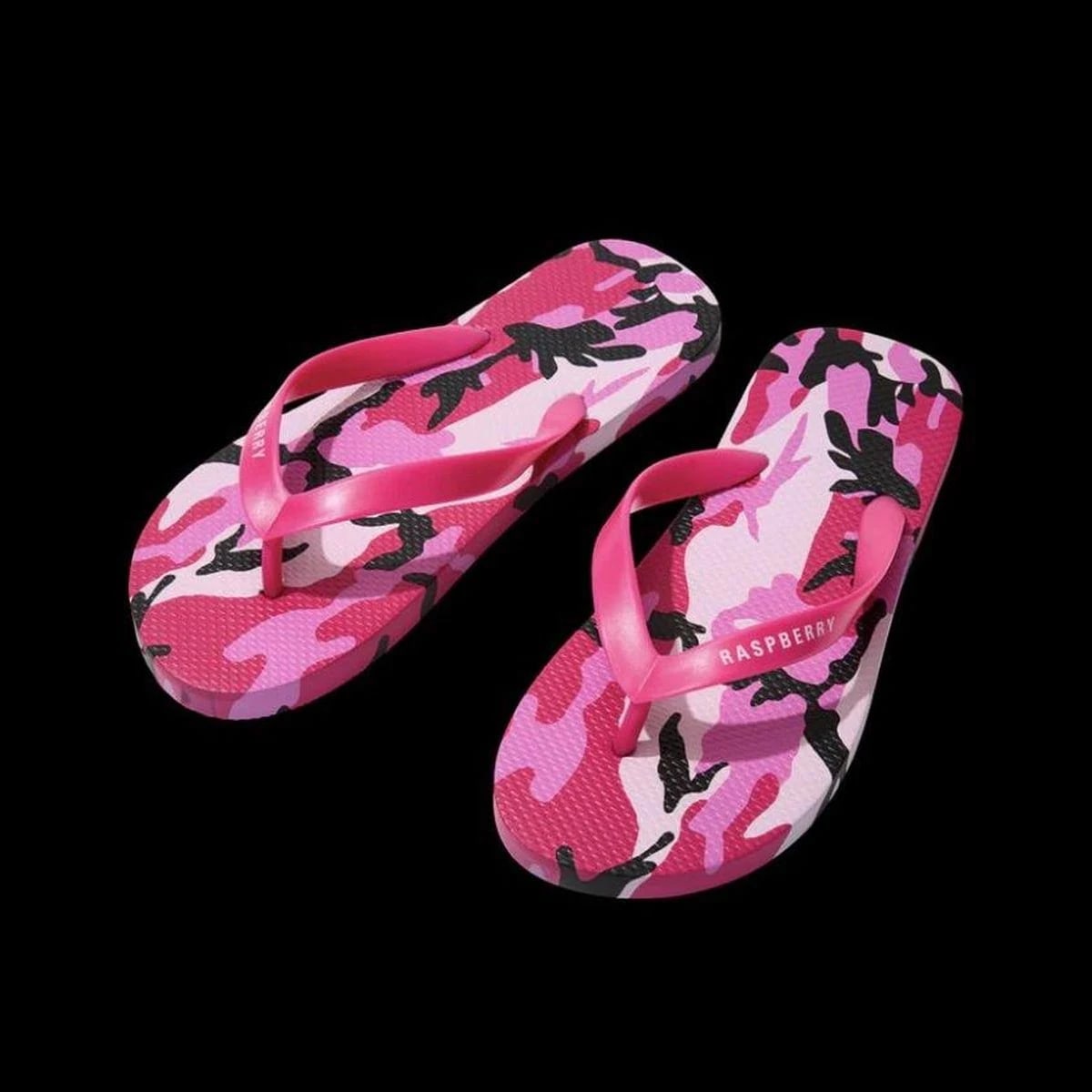 GV Gallery Raspberry Hills Camo Flip Flops