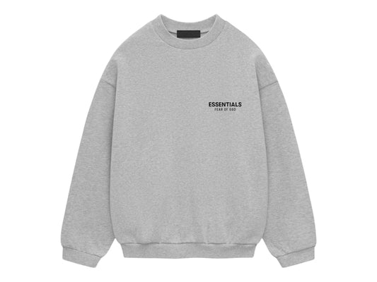 Fear of God Essentials Fleece Crewneck Light Heather Gray