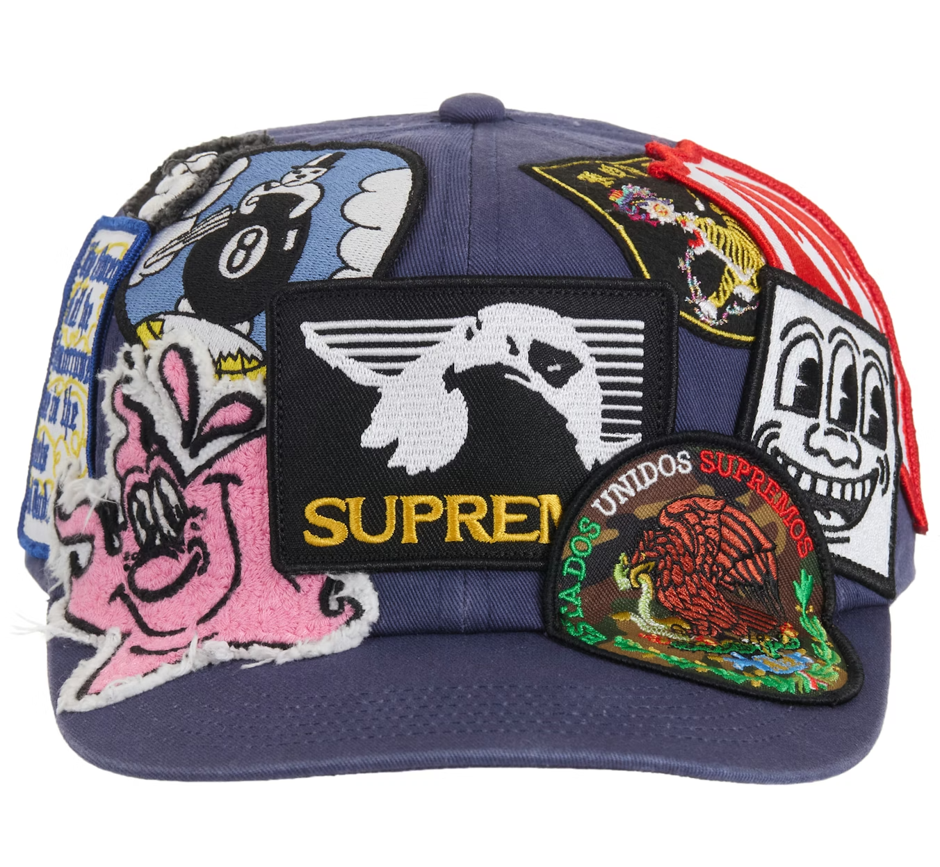 Supreme Patches 6-Panel Navy