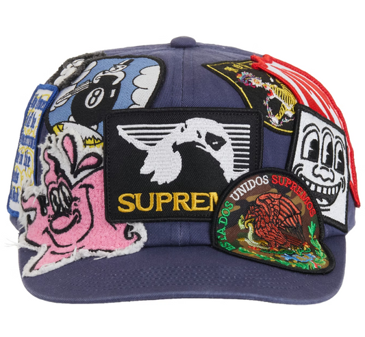 Supreme Patches 6-Panel Navy
