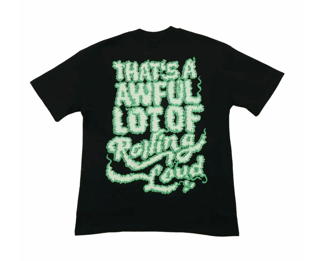 Thats a Awful lot of Cough Syrup Rolling Loud Map Tee Black